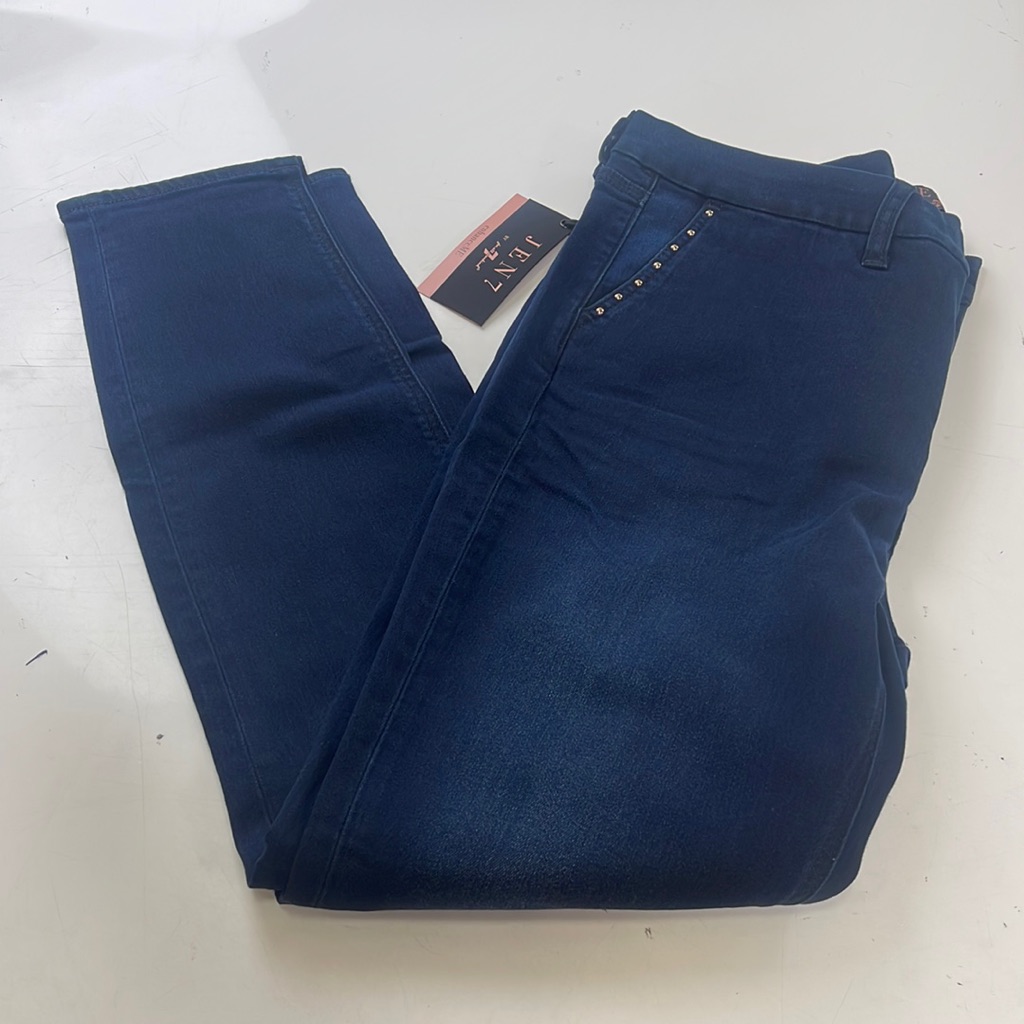 Jen 7 1 By For All Mankind Blue Skinny Jeans Size 12 With Tags